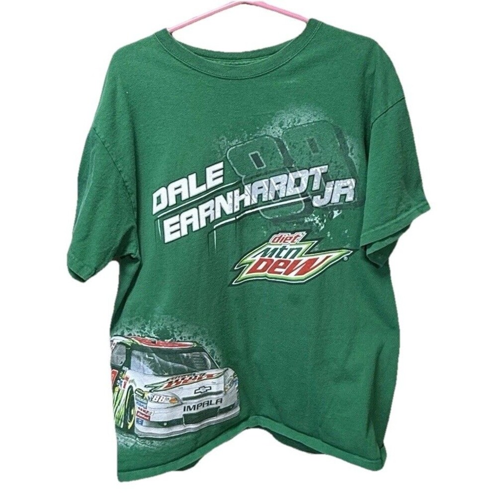 88 Dale Earnhardt JR XL Diet Mountain Dew Hendrick T-shirt On NASCAR Tag